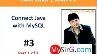 #3 JDBC Connect Java with MySQL part 1 of 2