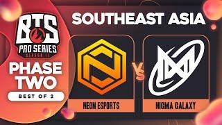 Neon Esports vs NGX.SEA Game 2 - BTS Pro Series 11 SEA: Groups w/ Ares & hairy_freak