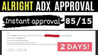 How to get Adx approval Alright Company || Ma Account Approval || Adx Approval Fast