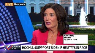 NY Governor Hochul on Support for Biden, Congestion Pricing