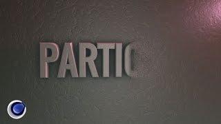 Красивый текст из частиц в Cinema 4D (Particles Text in Cinema 4D)