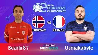 PES 2021 | BEARKR87 (NORWAY) VS USMAKABYLE (FRANCE) | KUALIFIKASI eEURO 2021 ROUND 2 GROUP I