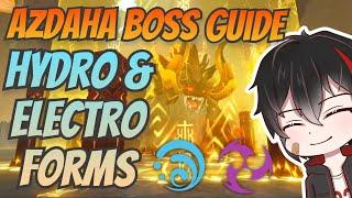 Azhdaha (Easy) Boss Guide - [Hydro & Electro No Damage] Genshin Impact