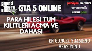 Gta 5 Online Para Hilesi - Tüm Kilitleri Açma -  Yimmenu Orijinal Hali -