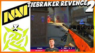 Tiebreaker! NAVI vs NIP overpass - BLAST Premier Spring Groups 2022 - CSGO VOD