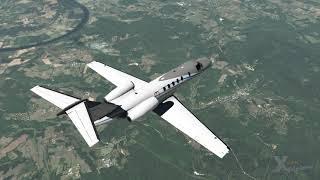 Netavio Citation CJ4 Flight Impression LFBZ LFSL