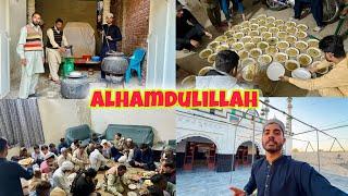 Alhamdulillah Pore Village Ki Dawat-e-Iftar Karwai  Big Iftar 