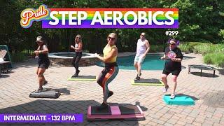 45 MIN INTERMEDIATE STEP AEROBICS // FUN NEW CHOREOGRAPHY!!