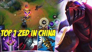 THIS GUY IS COMPLETELY BROKEN WITH ZED! - WILD RIFT