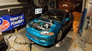 TURBO K20A COUPE & PROCHARGED K24 INTEGRA HITS THE DYNO