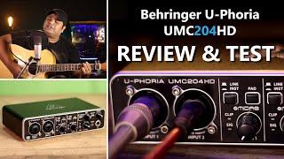 Behringer U-Phoria UMC204HD Review & Test in HINDI