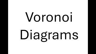 Voronoi Diagram Introduction