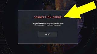 How to Fix VALORANT has encountered a connection error. Please relaunch the client to reconnect 2023