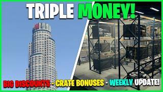 TRIPLE MONEY, DISCOUNTS & LIMITED-TIME CONTENT! GTA ONLINE WEEKLY UPDATE