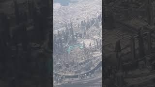 Dubai Aerial View from Plane Window | Airplane Aerial View #shorts