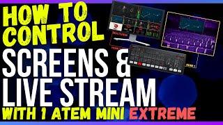 How To Use The ATEM Extreme for In-House Screens and Live Stream Simultaneously