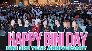 BINI DAY | HAPPY BINI DAY | BINI'S 3RD YEAR ANNIVERSARY WITH BLOOMS #bini #biniph #abscbn #fyp