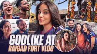 FIRST TIME AT RAIGAD FORT WITH GODLIKE!  ( FIGHTS, ROASTS & BLESSINGS ) VLOG