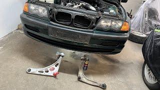 How to replace Front Control Arms and ontrol arm bushing  on BMW e46