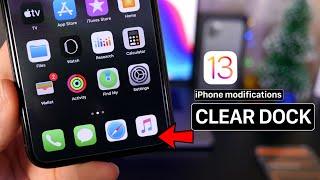 New iPhone Mods - Clear Dock & More iOS13 (No Jailbreak)