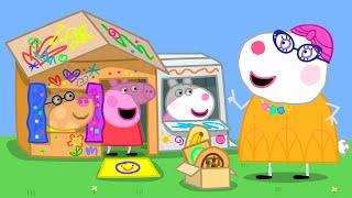 Building A Cardboard House!  | Peppa Pig Official Full Episodes