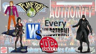 Every DC Direct Wildstorm Planetary and The Authority Comparison List