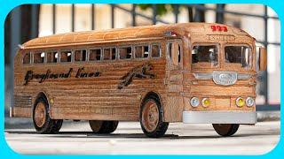 Greyhound Bus 1948 Out of Wood - GMC PD 3751