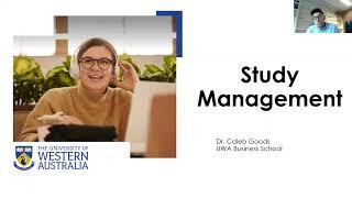 Study Management at UWA