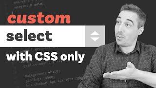 Custom select menu - CSS only