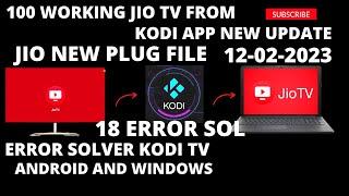 kodi app in jio tv not working || Jio tv Update Issue Solutions || laptop mein jio tv kaise chalayen