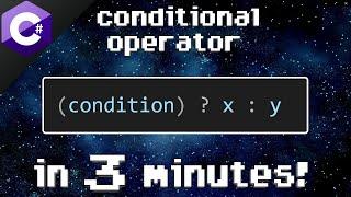C# conditional operator 