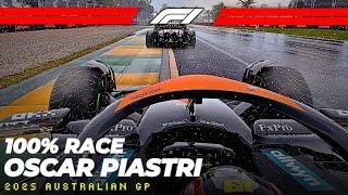 Oscar Piastri 100% Race in McLaren MCL39 | Australian GP 2025 Amazing Wet Weather Race