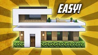 Minecraft: How To Build A Small Modern House Tutorial (#33)