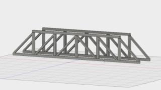 Howe Truss 3d Model