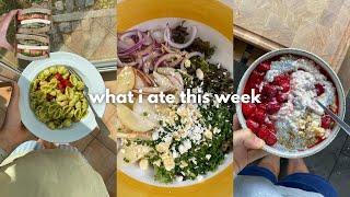 a week of simple, creative cooking at home