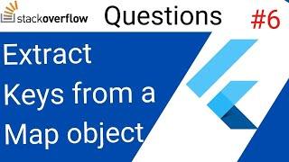 Flutter / Dart - Extract Keys from a Json/Map Object