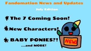 Fandomation News and Updates: July 2020