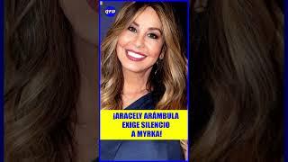 ARACELY ARÁMBULA PUTS LIMITS ON MYRKA DELLANOS! #entertainment #news