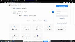 Zoom Scheduler Extension