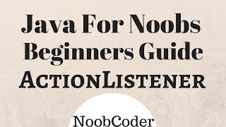 ActionListener (Event Driven Programming Java Swing)