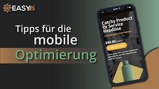 Tipps für die mobile Optimierung deiner Seiten