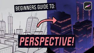 Learn Perspective Drawing in under 7 Minutes! | BEGINNER | How-To