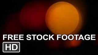 Free Stock Footage! *Orange & Red in Camera Bokeh [HD]