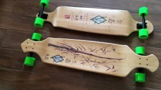 kahuna creations bamboo drop deck orlando longboards overview