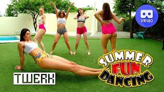 Summer Fun Dancing - Barefoot Twerk in VR180 3D