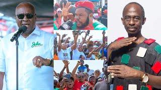 NDC Massively St0rm  EC Office with Crowd for Nationwide Demonstration against 2024 Election