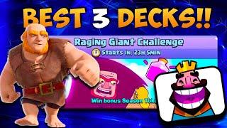 Best Decks To BEAT The RAGING GIANT CHALLENGE!