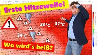 Fette Hitzeblase nach Schafskälte! GFS 0er mit Extremhitze: 37 °C im Osten! Mittendrin: UNWETTER!