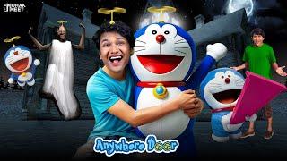 Granny Met Doraemon : ग्रैनी  | Anywhere Door Gadget | Funny Horror Animation || Mohak Meet