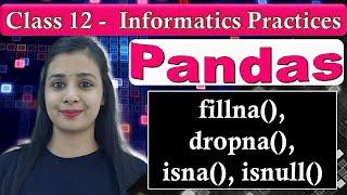 Pandas DataFrame - fillna(), dropna(), isna(), isnull() | CBSE Class 12 - IP|Lovejeet Arora #12board